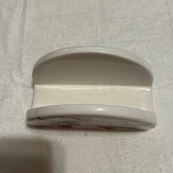 Hummingbird Colorful Ceramic Napkin Holder - Picture 3 of 5